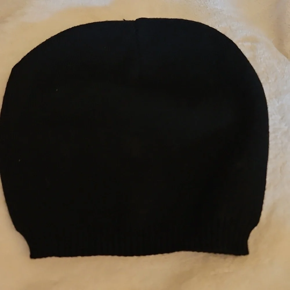BARK Houndstooth Hearts Dachshund Knit Scarf and Black Beanie Set